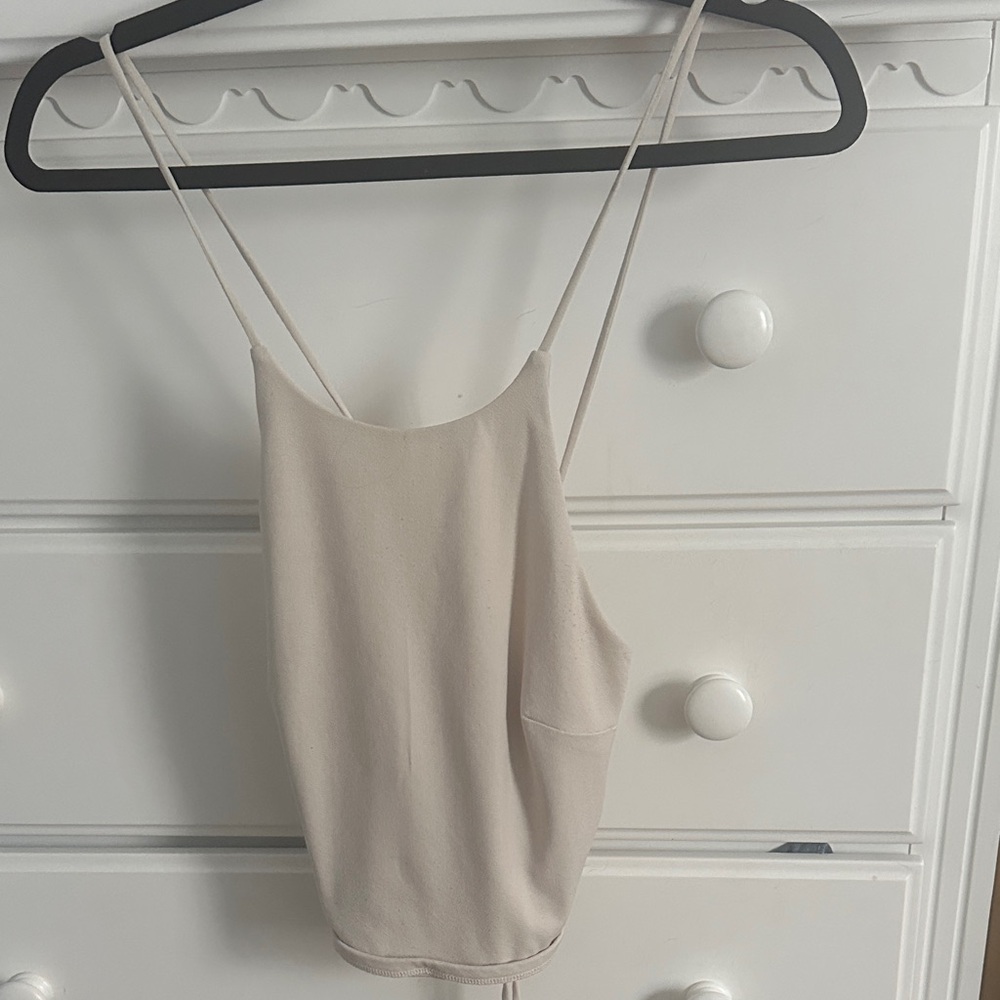 Elegant Cream Women's Top